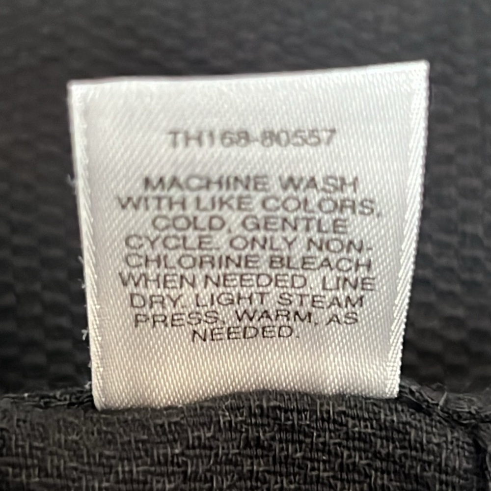 Pendleton Women’s Cotton Side‎ Zip Textured Black Pants Size 10 - Picture 5 of 6